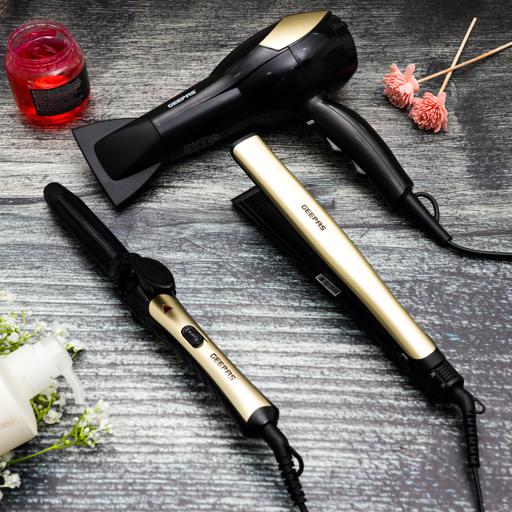 Geepas 3 In 1 Hair Styling Set 2200W 2 Speed & 3 Heat Setting Curler