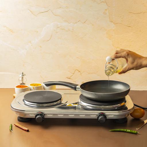 Stainless Steel Double Hot Plate 2500W