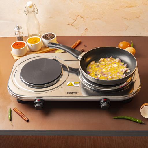 Stainless Steel Double Hot Plate 2500W