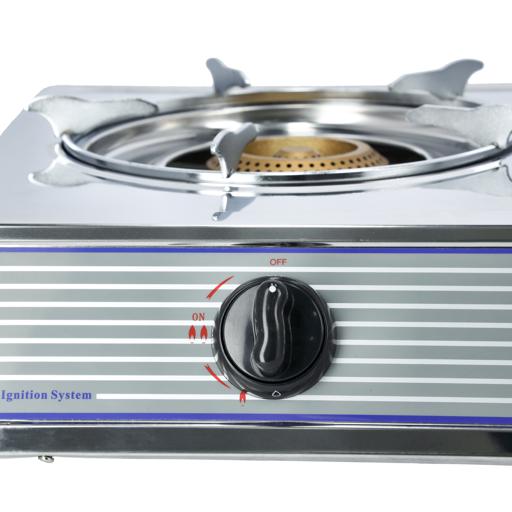 Automatic Ignition System Stainless Steel Gas Stove GK5605 Geepas