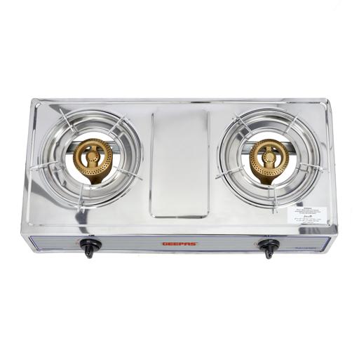 Automatic Ignition System Stainless Steel Gas Stove GK5605 Geepas