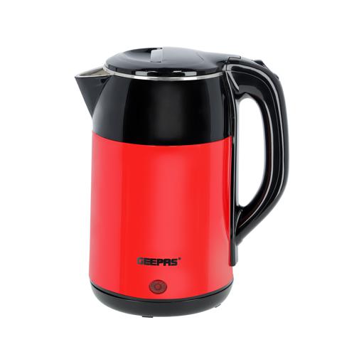 Geepas GK6138 1500W 1.8L Electric Kettle Stainless Steel Inner, Boil Dry Safety & Auto Shut