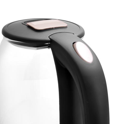 Buy Geepas Electric Kettle Glass Body, Boil Dry Protection & Auto Shut Off Online in UAE Wigme