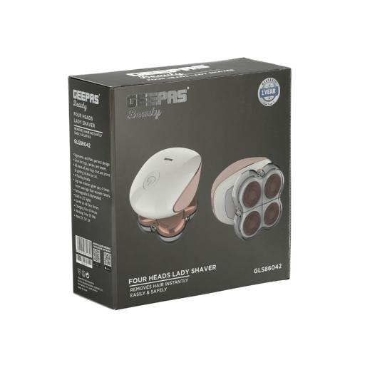 Buy Geepas 4 Head Ladies Epilator Hair Remover, Painless Razor