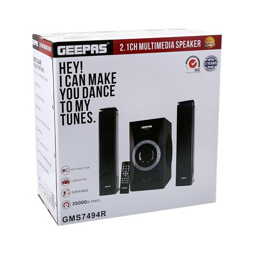 Buy Geepas 2.1 Channel Multimedia Home Theater System With Super Bass HiFi Surround Sound