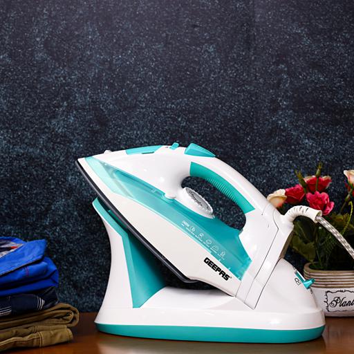 Buy Geepas 2400W Corded & Cordless Steam Iron NonStick Ceramic