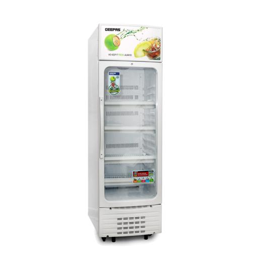 Buy Geepas 380L Upright Showcase Fridge Adjustable Thermostat, Bottle
