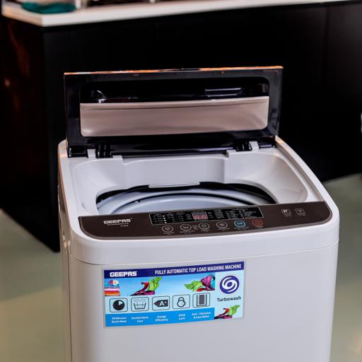 Geepas Fully Automatic Top Loaded Washing Machine 6kg AutoImbalance