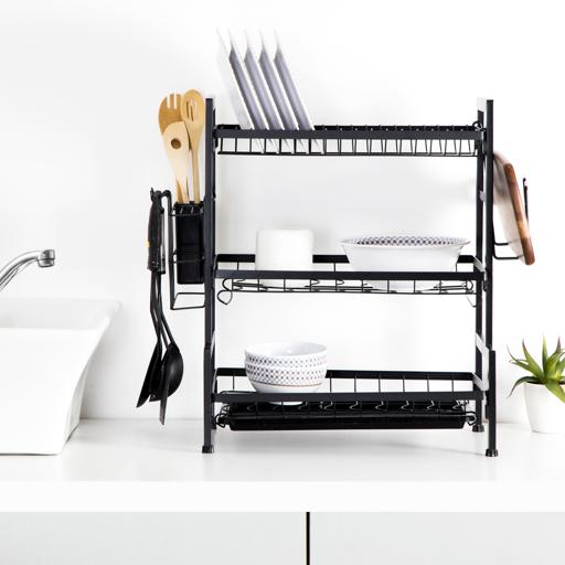 Three Layer Stainless Steel Dish rack