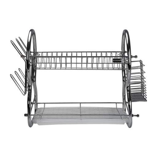 Buy Royalford 2 Tier Stainless Steel Dish Drainer Rack Utensil