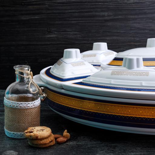Buy Royalford Rotating Serving Tray Appetizer And Condiment Server