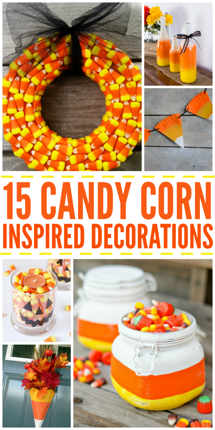 15 Candy Corn Inspired Decorations for Halloween