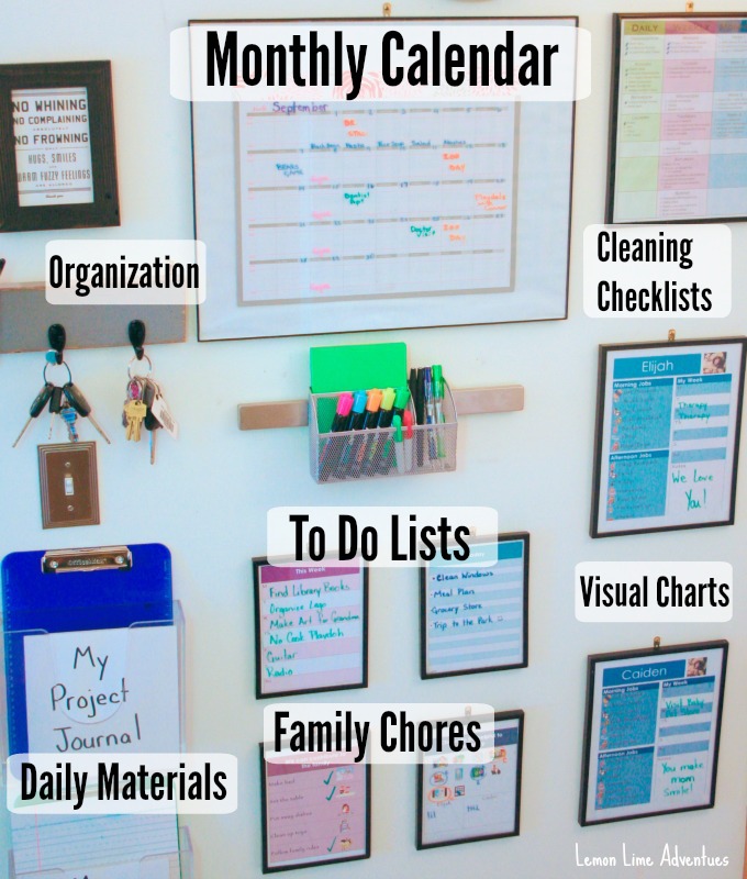 15 Command Centers to Keep Your Whole Family On Track