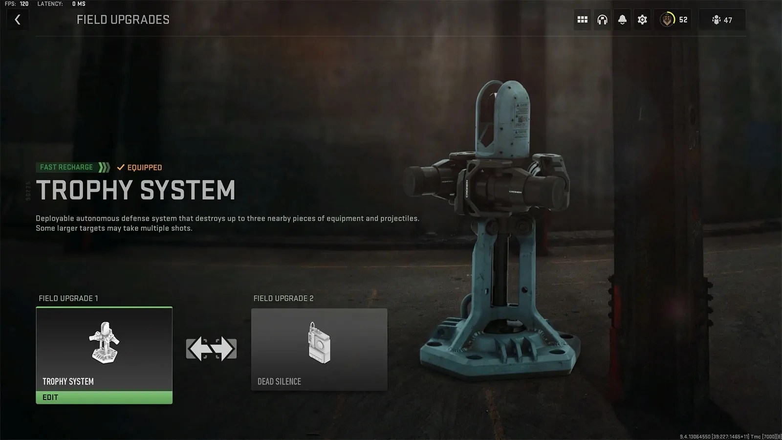 Call of Duty Modern Warfare 2 best field upgrade trophy system