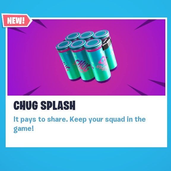 Fortnite's new Chug Splash is a healing grenade ONE Esports