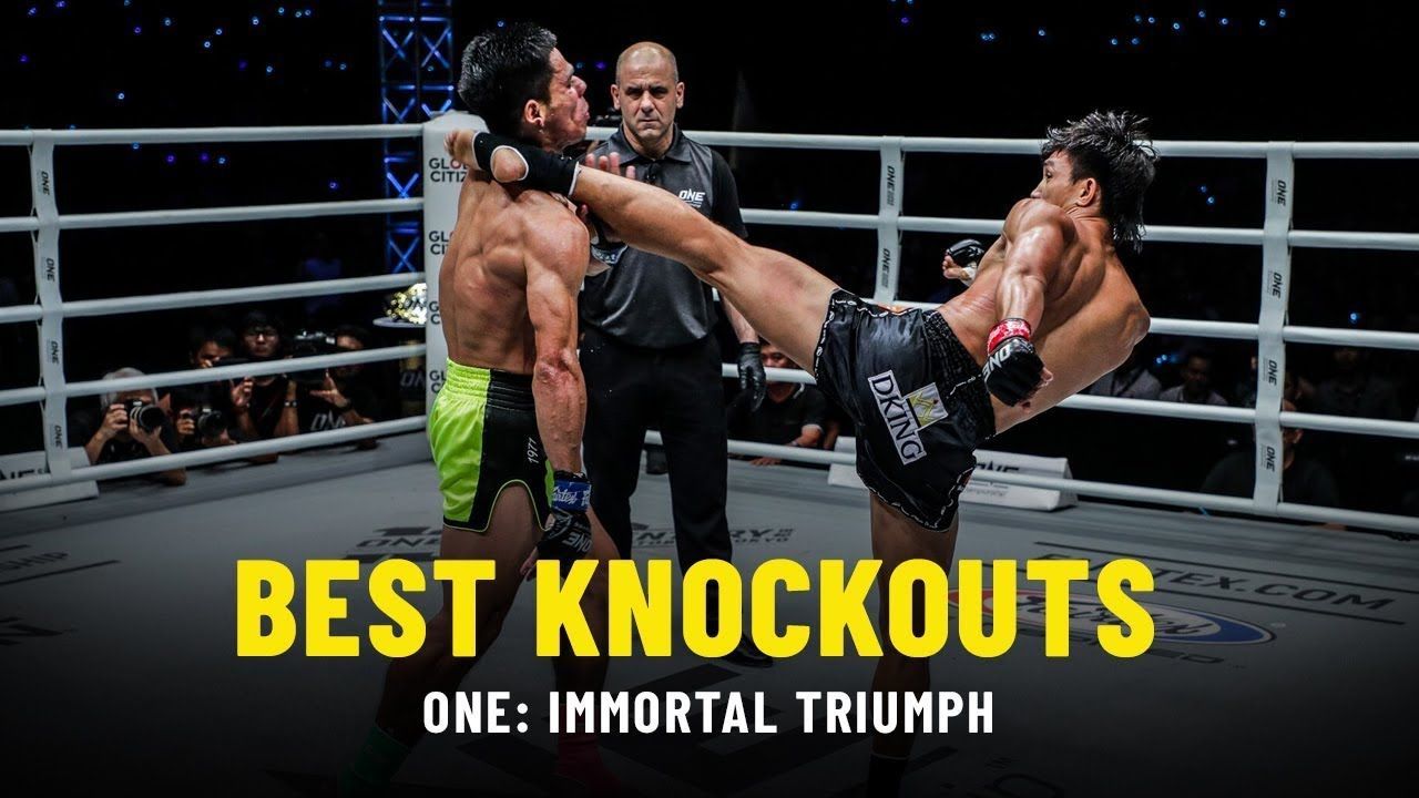 Best Knockouts ONE IMMORTAL TRIUMPH ONE Championship The Home Of Martial Arts
