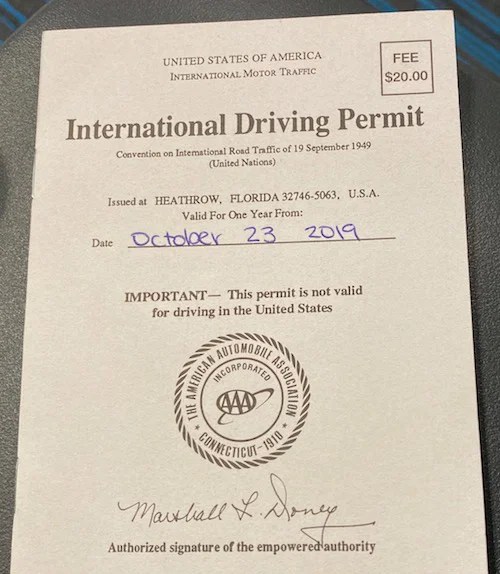 Getting An International Driving Permit One Mile at a Time
