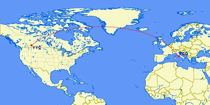 WestJet's Interesting New Calgary To Rome Flight One Mile at a Time WestJet's Interesting New Calgary To Rome Flight One Mile at a Time