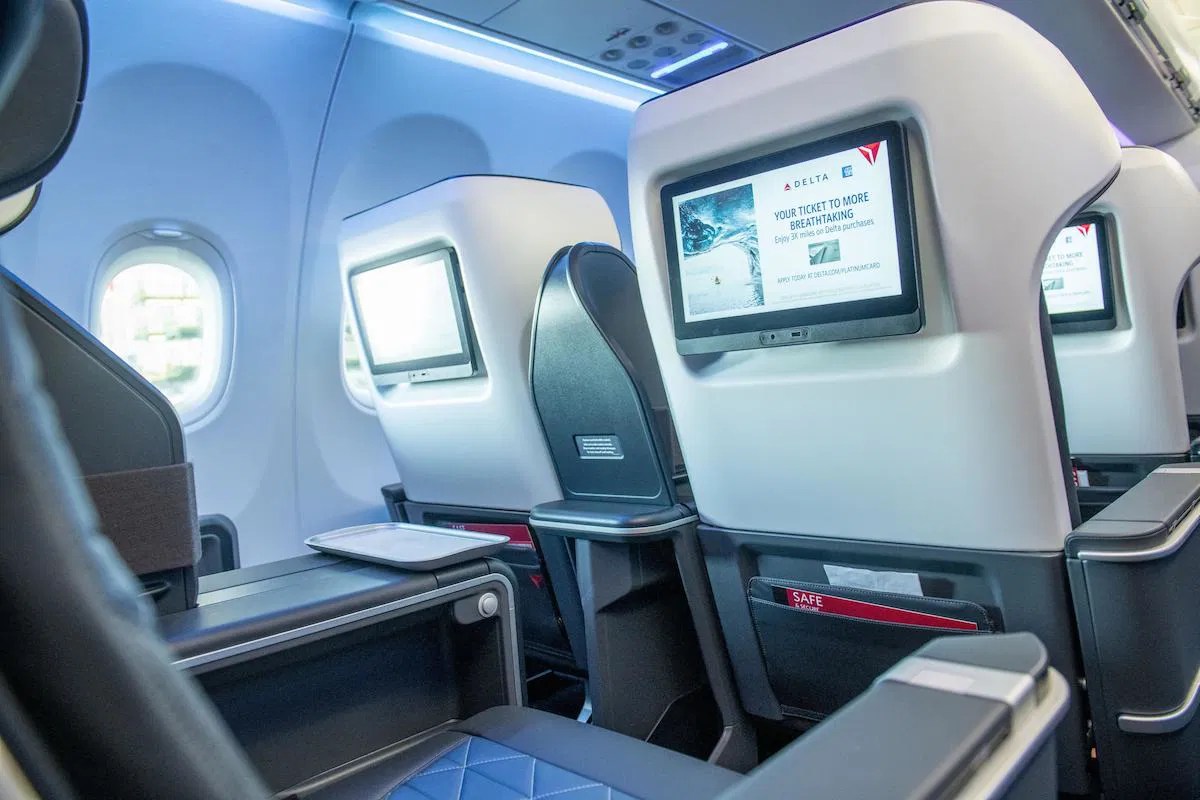 Delta's Innovative New First Class Seat One Mile at a Time