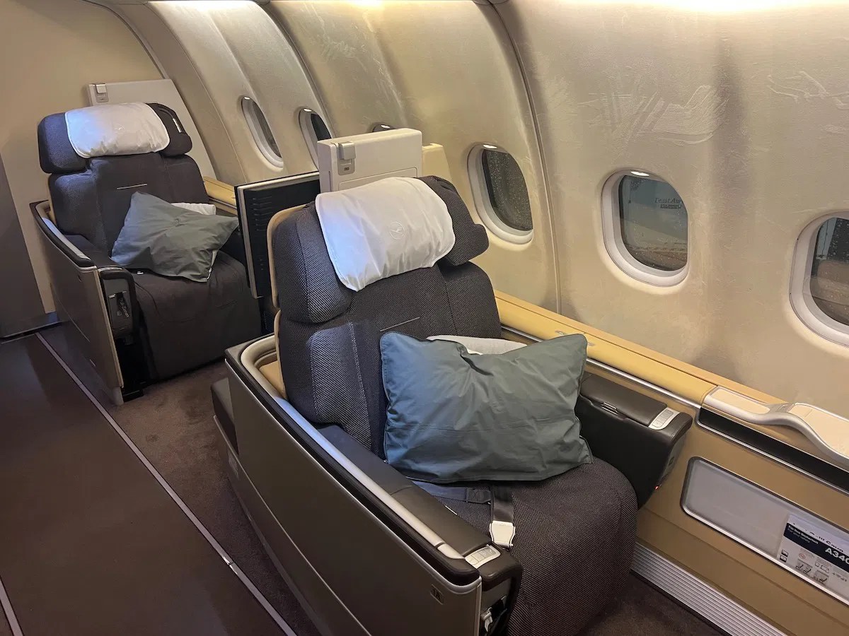 Review Lufthansa First Class Airbus A340600 (BOSMUC) One Mile at a Time