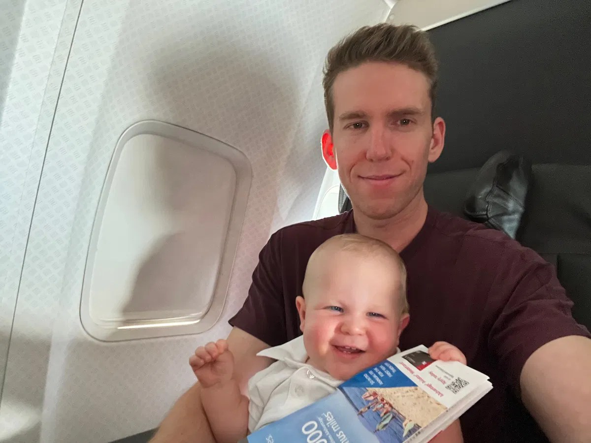 Gulp We Took Our Baby On His First Flight... One Mile at a Time