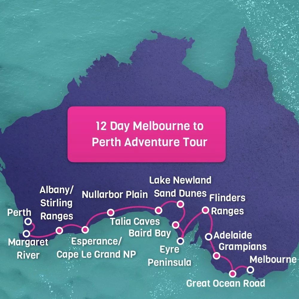 Melbourne to Perth Tours