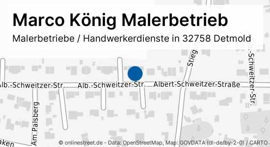 Marco Konig Malerbetrieb Albert Schweitzer Strasse In Detmold Pivitsheide Malerbetriebe Handwerkerdienste