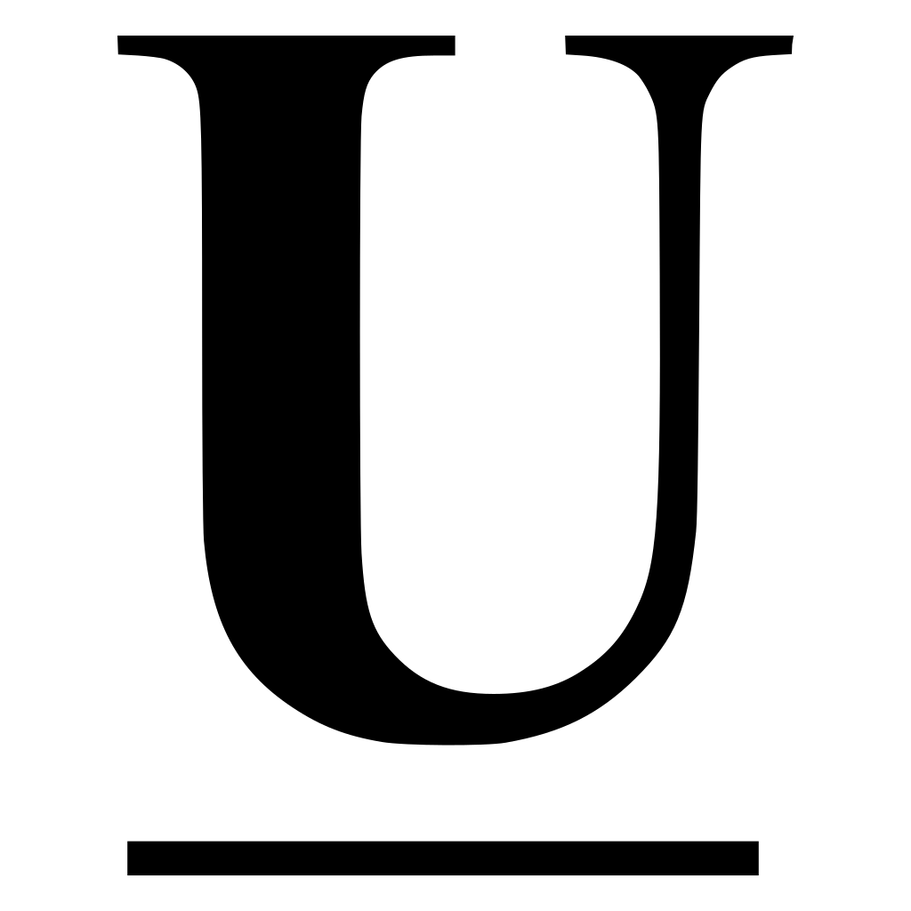 Underlined Font Svg Png Icon Free Download (527880)