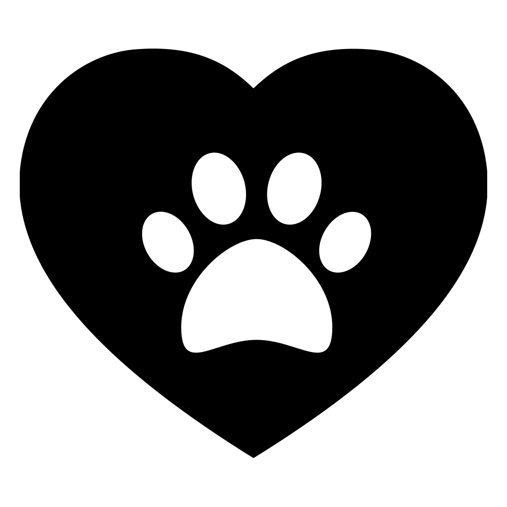 Dog Pawprint On A Heart Svg Png Icon Free Download (74635