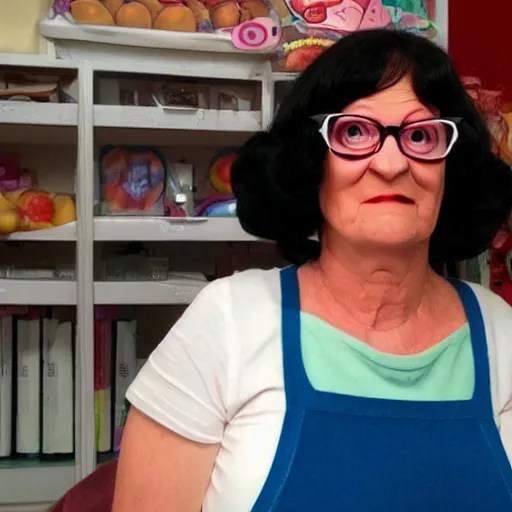 Linda Belcher from Bob's Burgers as a real person Stable Diffusion