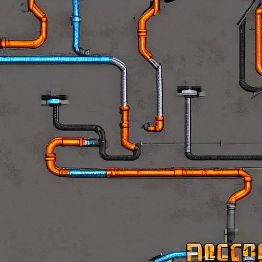 factorio assembler pipes inserters, unreal engine Stable Diffusion