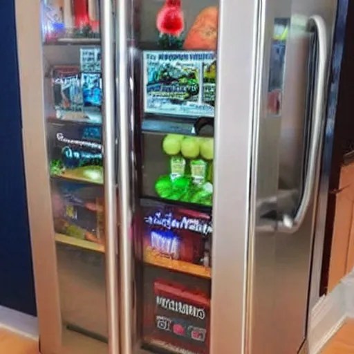 gaming refrigerator, Stable Diffusion OpenArt