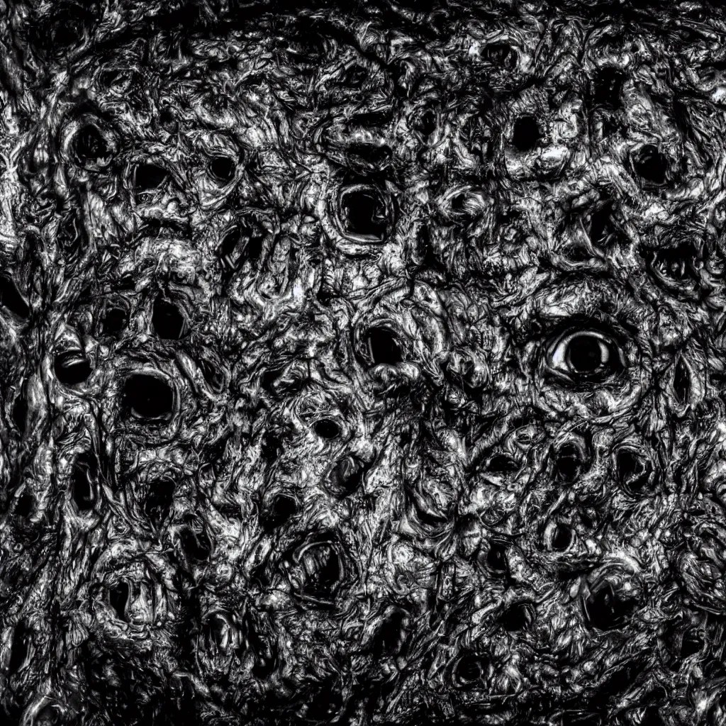 a huge monster from dark oily gelatinous substance, Stable Diffusion