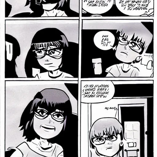Ramon Flowers, comic, comic book Ramona Flowers, Stable Diffusion