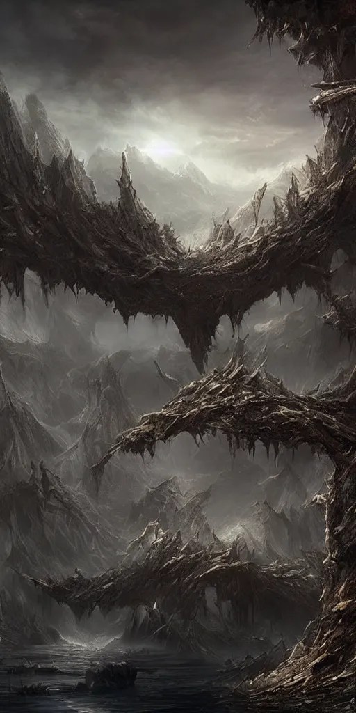 dark fantasy world, hyper realistic, scifi, Stable Diffusion OpenArt