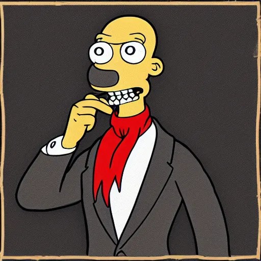 mr. burns from the simpsons saying “ excellent ”, Stable Diffusion