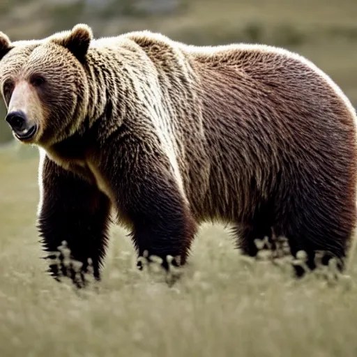Grizzly bear riding a horse Stable Diffusion OpenArt