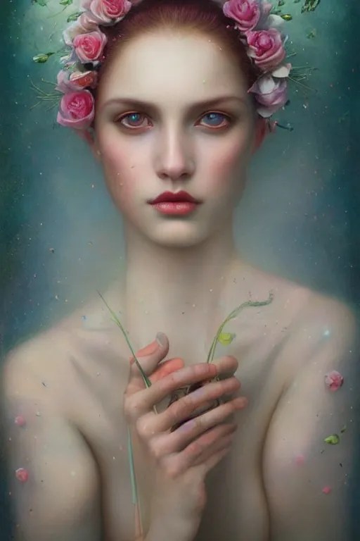 a stunning ultra realistic fine art painting of the Stable Diffusion