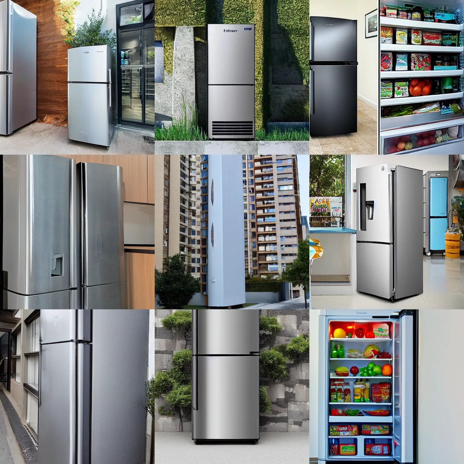 a refrigerator that is an apartment building Stable Diffusion OpenArt