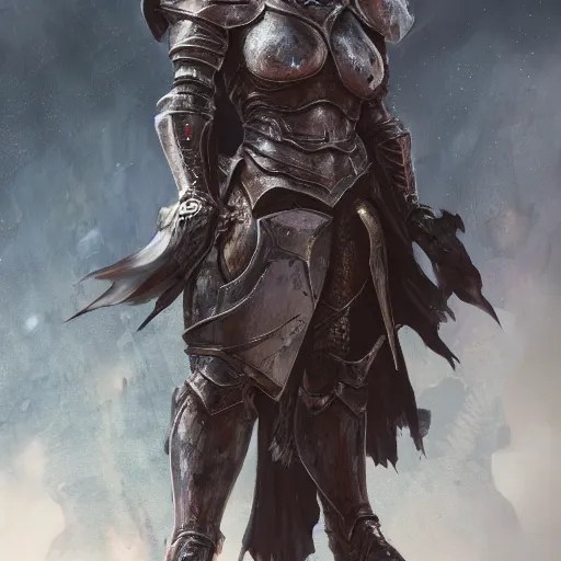 a hell knight in heavy armor, au naturel, hyper Stable Diffusion