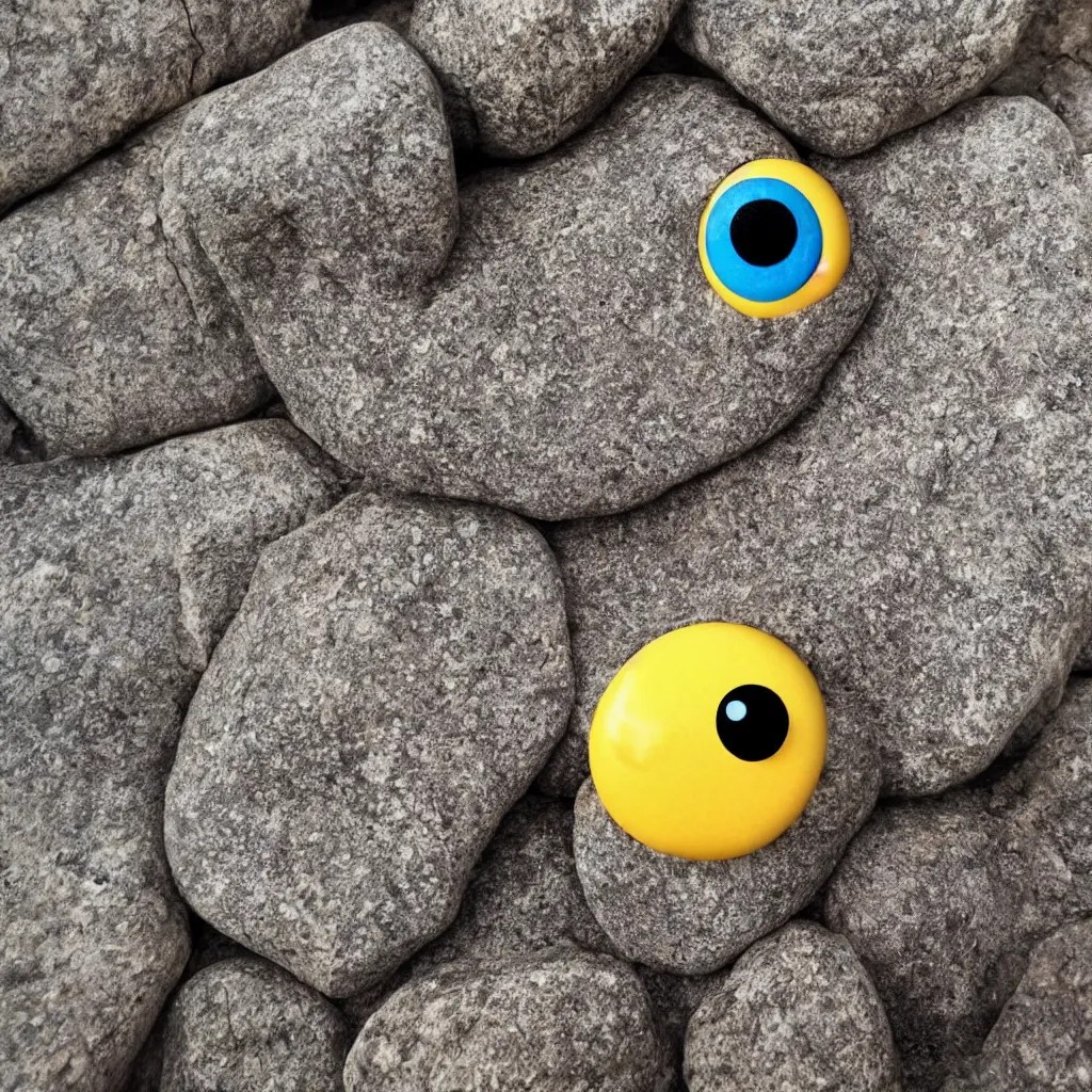 a rock with googly eyes Stable Diffusion OpenArt