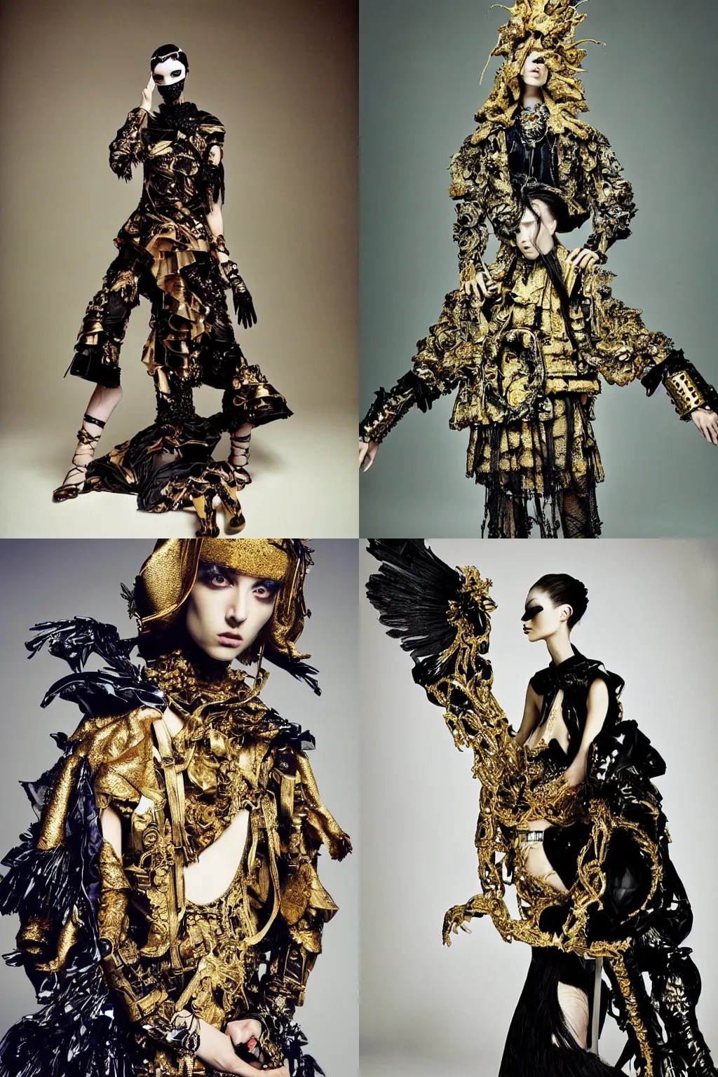 beautiful avant garde fashion look and clothes, we can Stable Diffusion