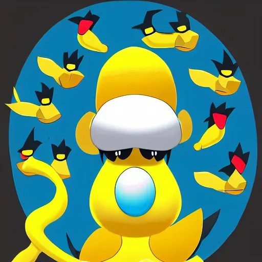 banana duck as a new pokemon Stable Diffusion OpenArt