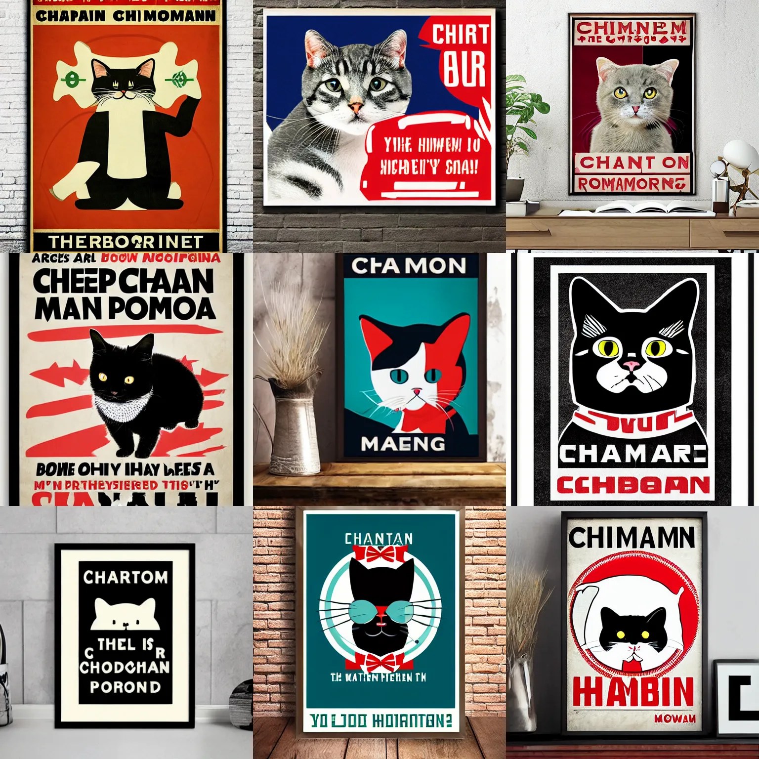 chairman meow propaganda poster Stable Diffusion OpenArt