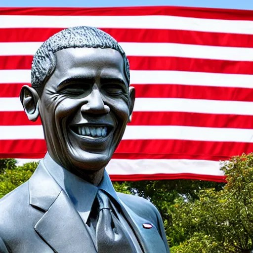 statue of Obama made of human teeth Stable Diffusion OpenArt