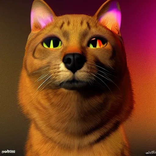 photorealistic cat dog hybrid. hyperdetailed Stable Diffusion OpenArt