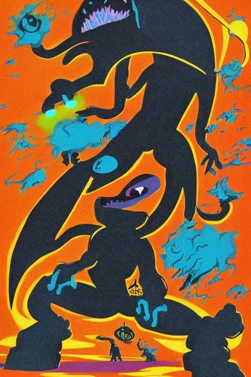 bajadasaurus black earth guard, art by vaughn bode, Stable Diffusion