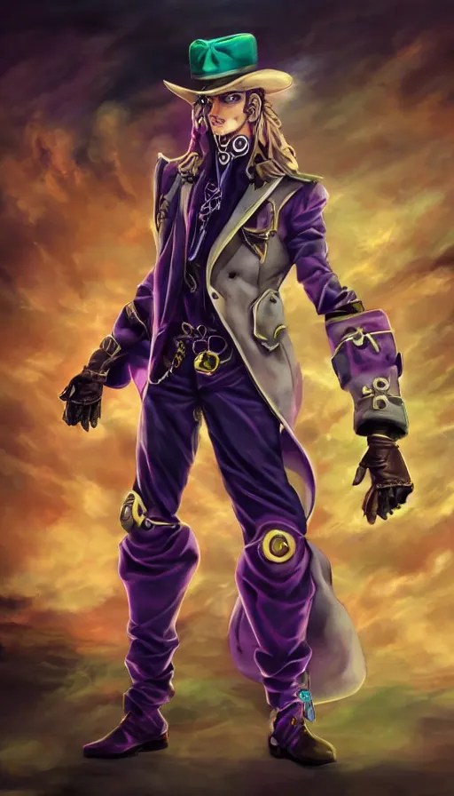 gyro zeppeli, jojo's bizarre adventure, official art, Stable