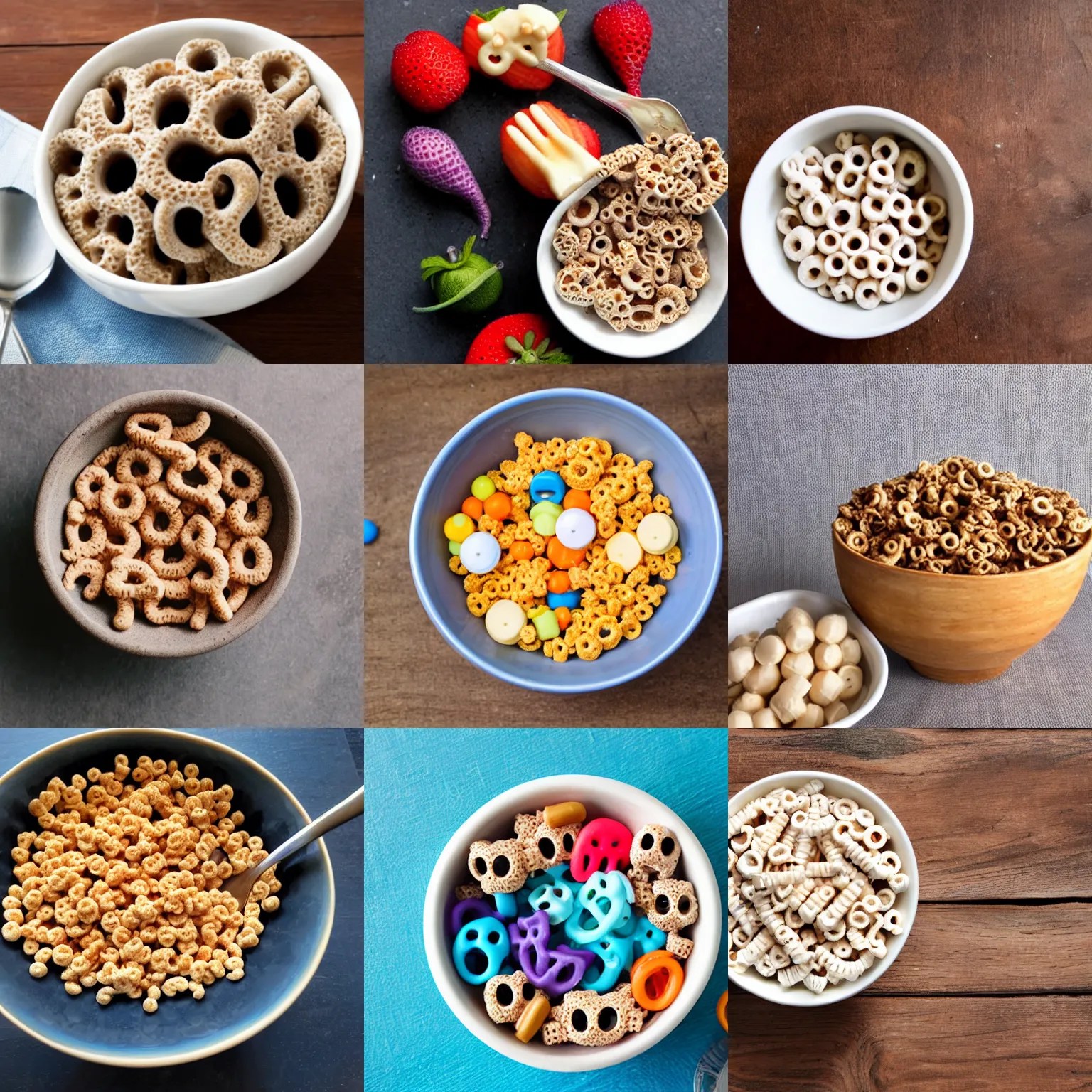 teeth cereal in a bowl Stable Diffusion OpenArt