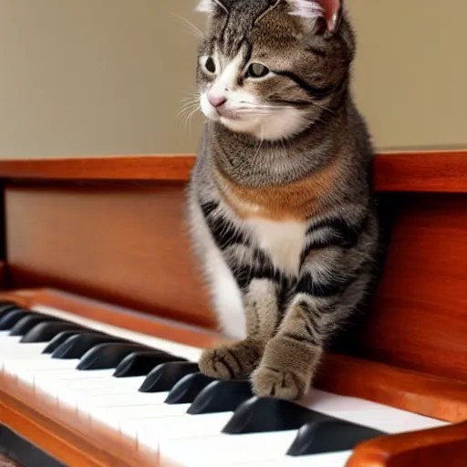 A cat plays piano Stable Diffusion OpenArt